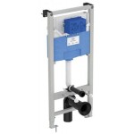 SET Унитаз подвесной с инсталляцией Ideal Standard Tesi Aquablade + клавиша Oleas M2